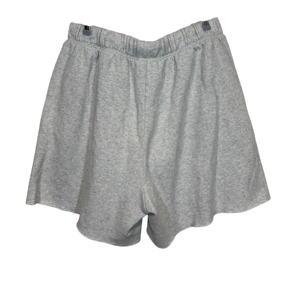 Victoria's Secret PINK Gray Fleece Lounge Shorts M Drawstring Cozy - Picture 2 of 8